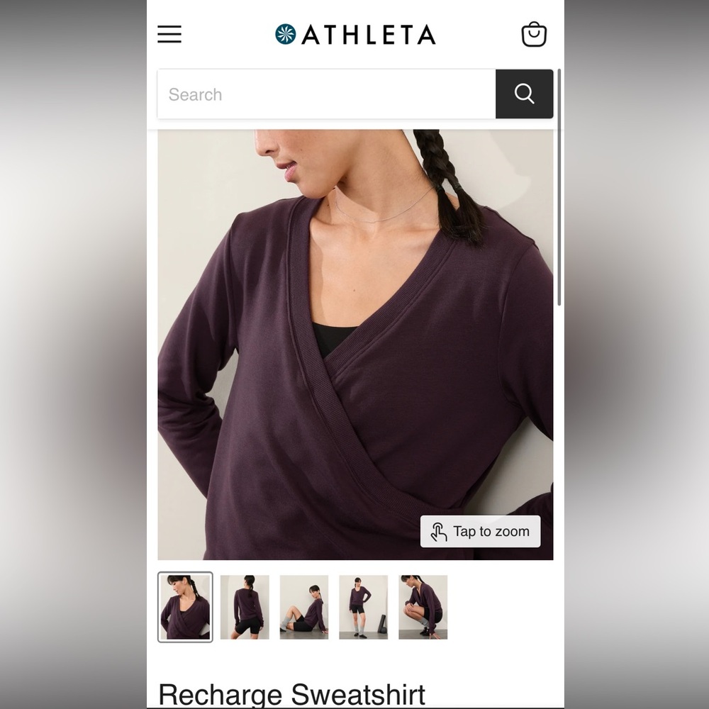 Athleta Recharge Sweater - Picture 1 of 3